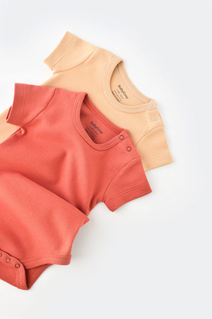 Organic Short Sleeve Bodysuit Honey and Hive