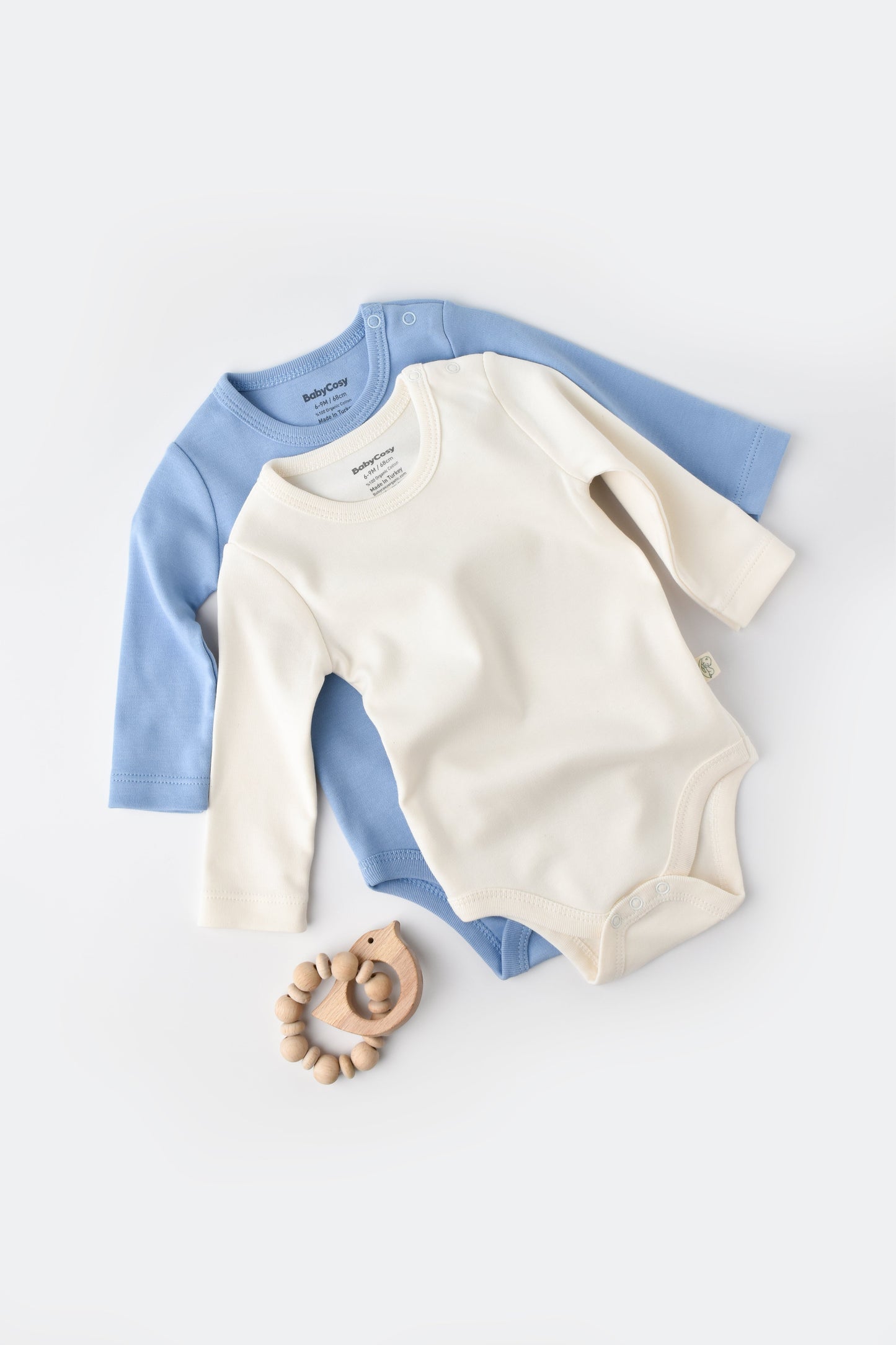 Organic Long Sleeve Bodysuit Honey and Hive
