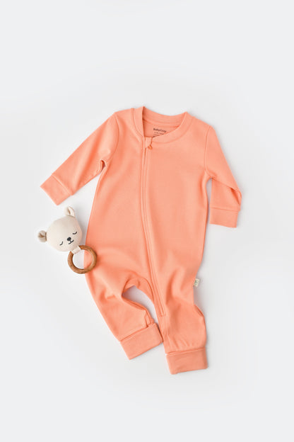 Salmon Onesie 100% Organic Cotton Honey and Hive