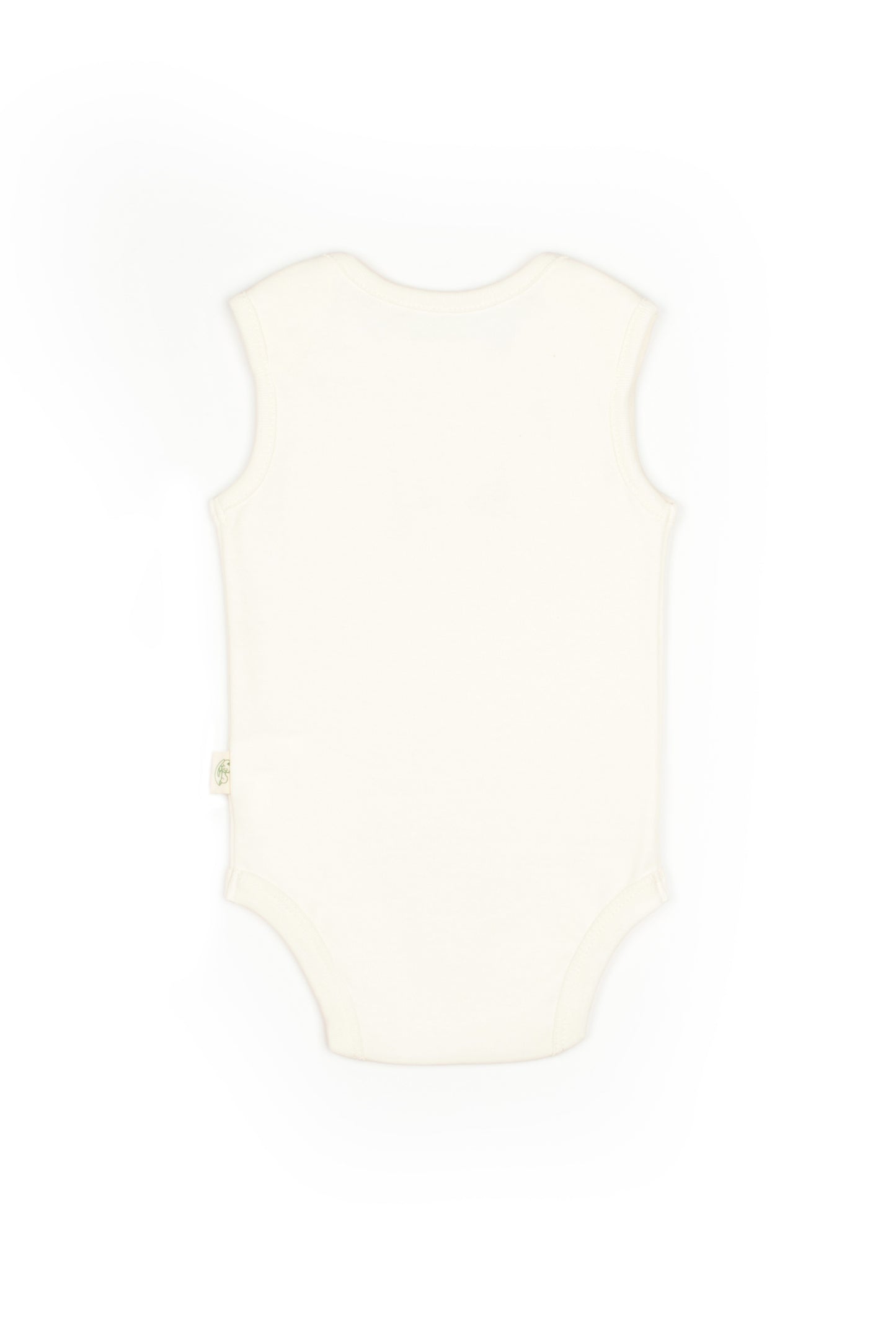 Ecru Bunny Sleeveless Organic Bodysuit Honey and Hive