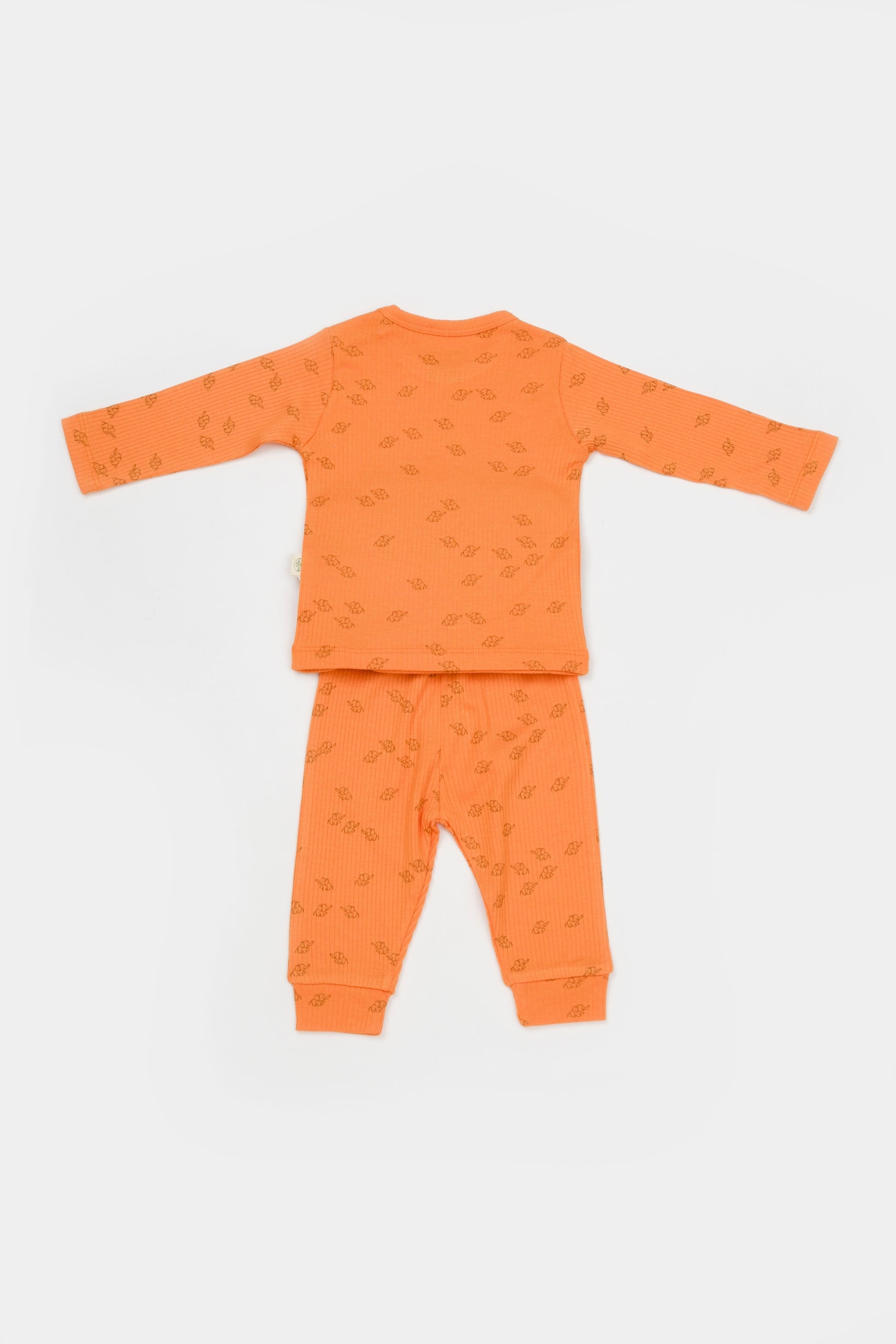 Three Piece Orange Elephant Set Honey and Hive