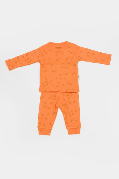 Three Piece Orange Elephant Set Honey and Hive