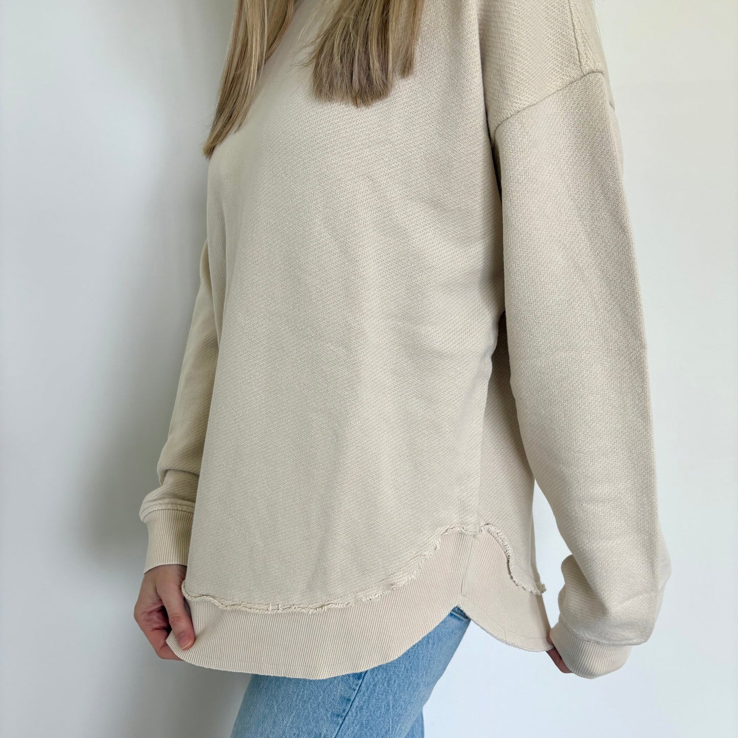 Tapioca Oversized Terry Poncho Ivy + Cloth