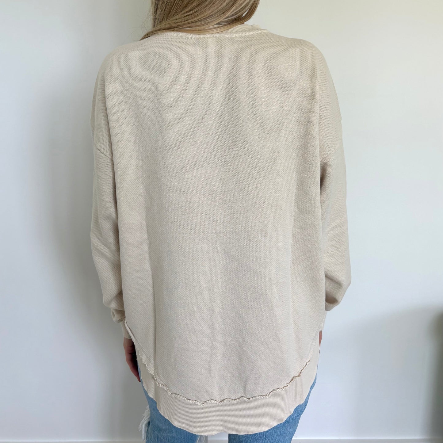 Tapioca Oversized Terry Poncho Ivy + Cloth