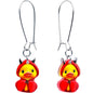 Hot Litle Devil Duck Dangle Earrings by Onyx O BodyCandy