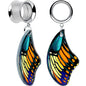 Wing of Butterfly Tunnels Dangle Plug Set by Onyx O BodyCandy