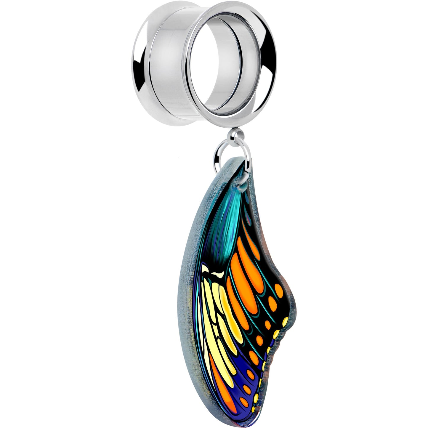 Wing of Butterfly Tunnels Dangle Plug Set by Onyx O BodyCandy