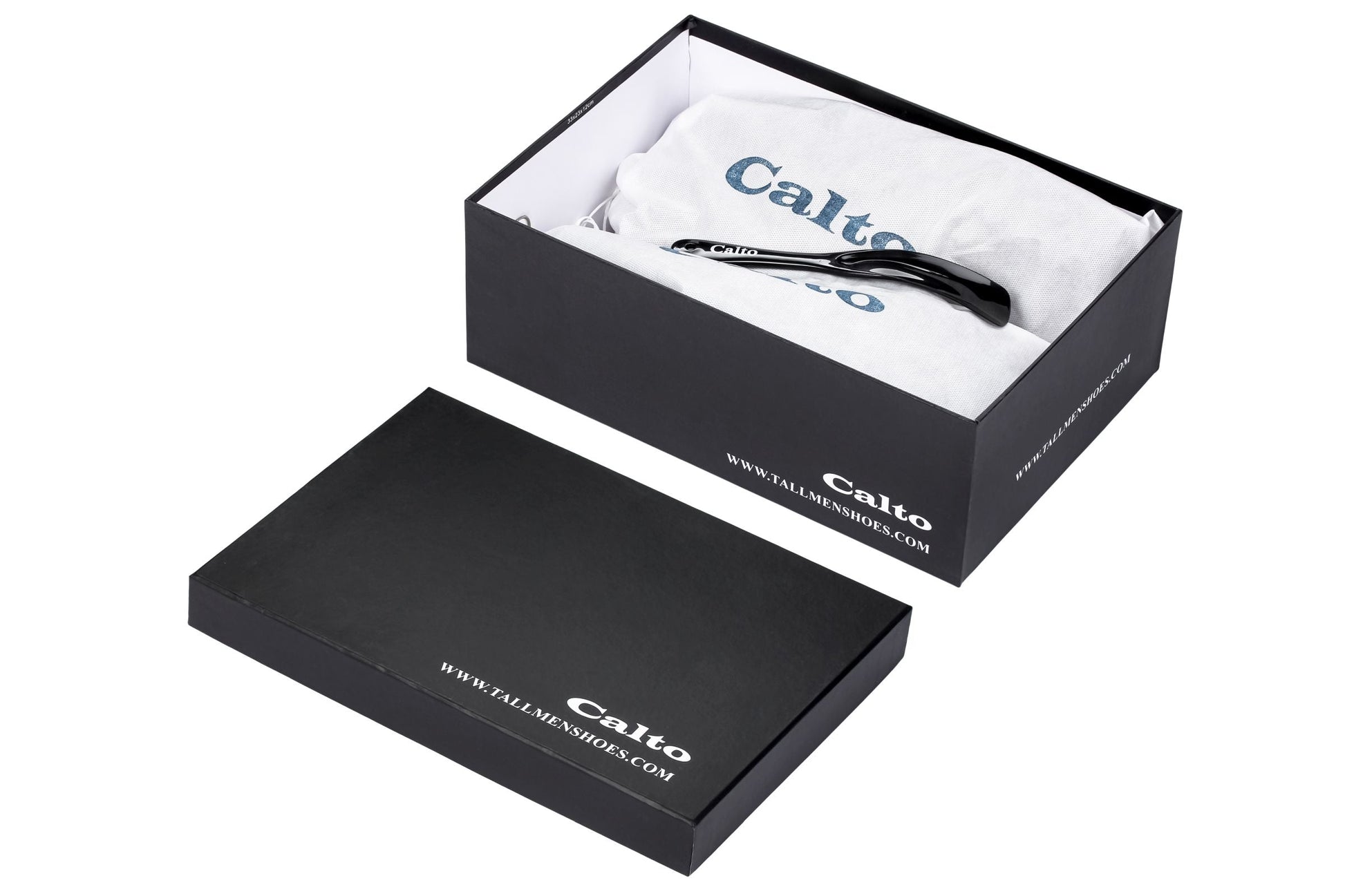 CALTO - K31714 - 3.6 Inches Taller (Black) - Lightweight Tallmenshoes.com