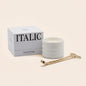 Ceramic Candle & Wick Trimmer Set Italic