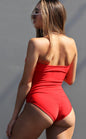 Cape Cod V Cut One Piece Swimsuit Forever Young Swimwear