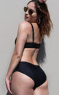 Capri Side Loop Double Rise Bikini Bottom Forever Young Swimwear