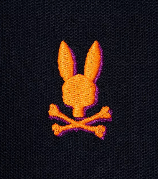 Psycho Bunny Montebello Pique Polo - Navy Denim Exchange
