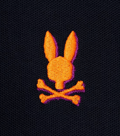 Psycho Bunny Montebello Pique Polo - Navy Denim Exchange