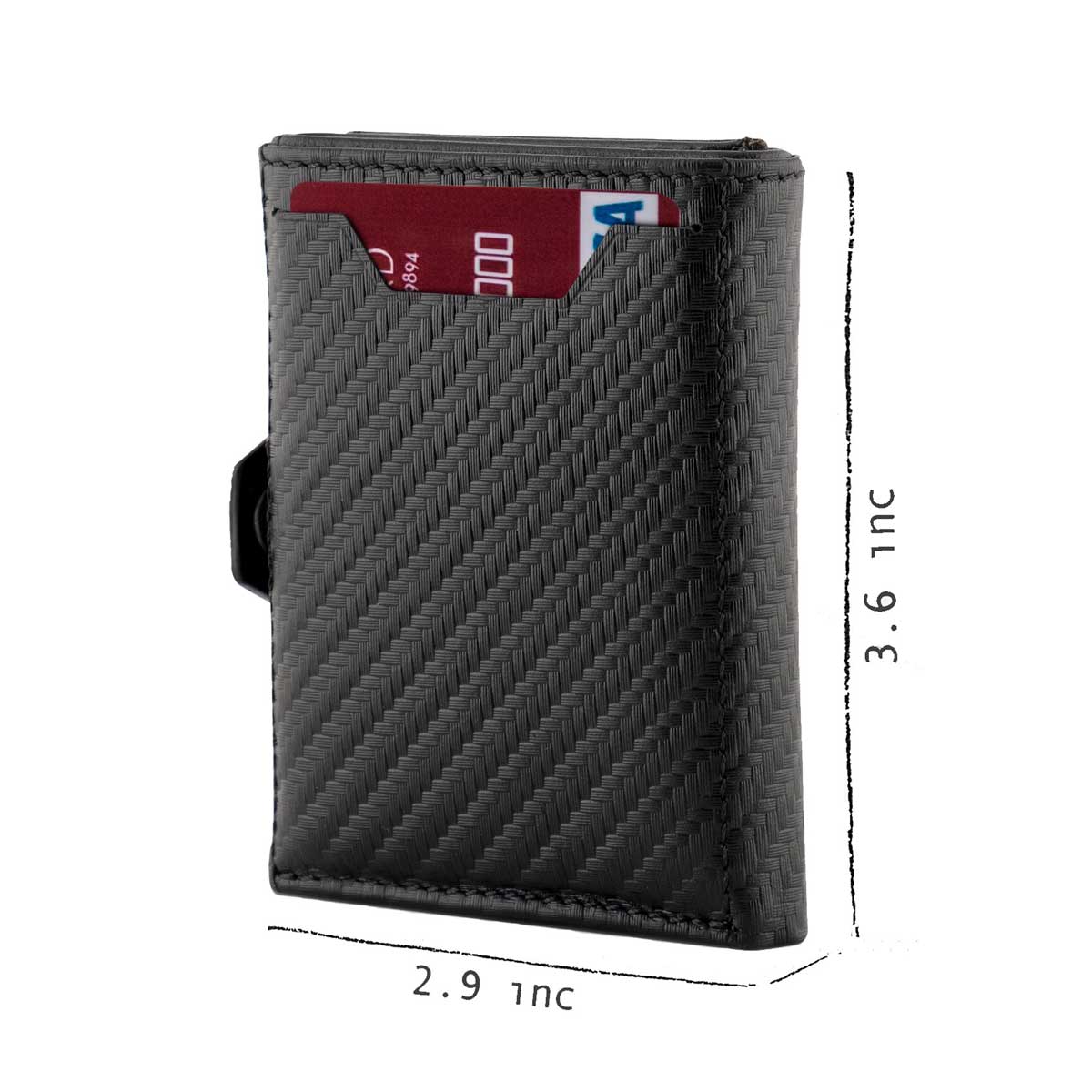 Verona Front Pocket Trifold Leather Wallet Trusador