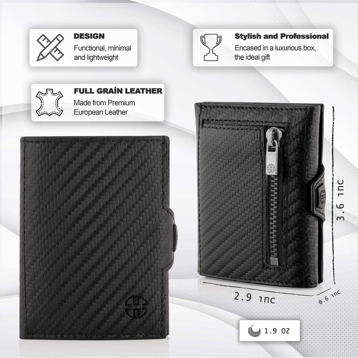 Verona Wallet With Coin Pocket Trusador
