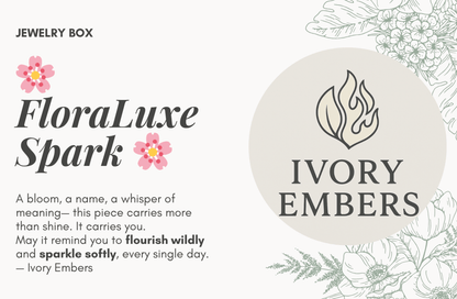 FloraLuxe Spark Ivory Embers