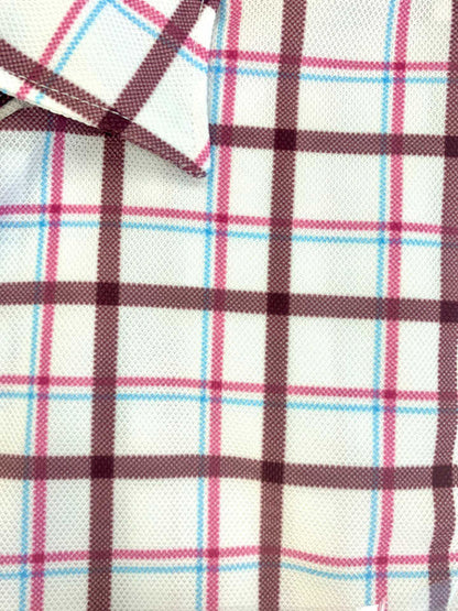 Carnaby Plaid Short Sleeve Tech Shirt Buki
