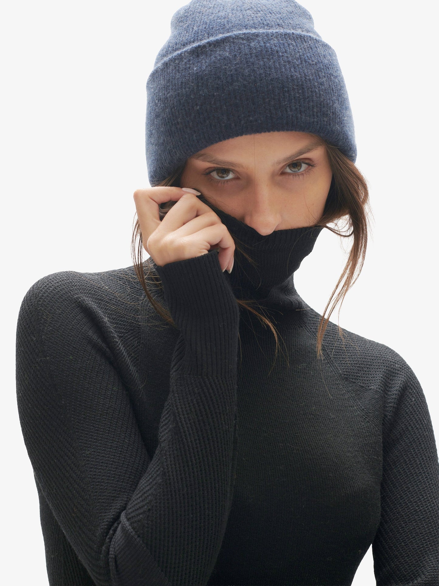 Cashmere Cuff Beanie - Carbon Blue Holden Outerwear