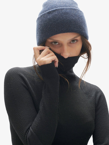 Cashmere Cuff Beanie - Carbon Blue Holden Outerwear