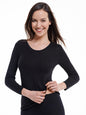 Cashmere and Silk | Long sleeve base layer shirt (Women's) Silverlyne