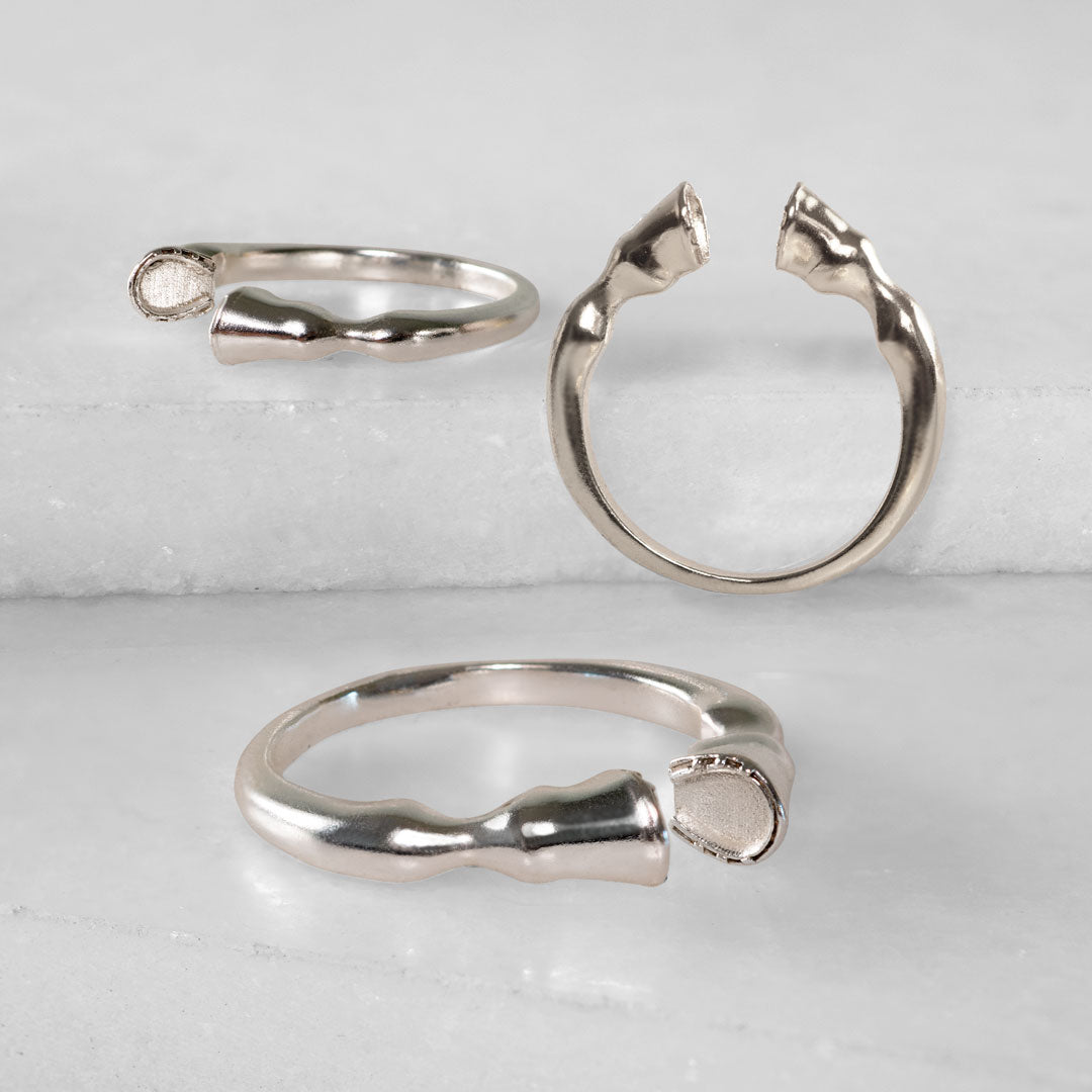 Cavallo - Horse Hooves Equestrian Ring in Silver Urban-Equestrian