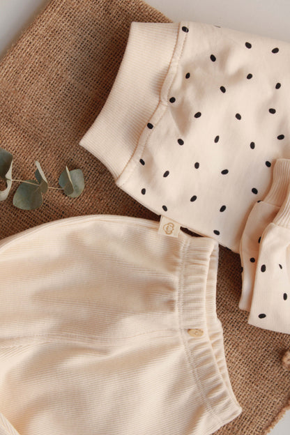 Coco Dot 2 Piece Set Honey and Hive