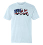 USA Flag Lettering (Front) Shield Republic