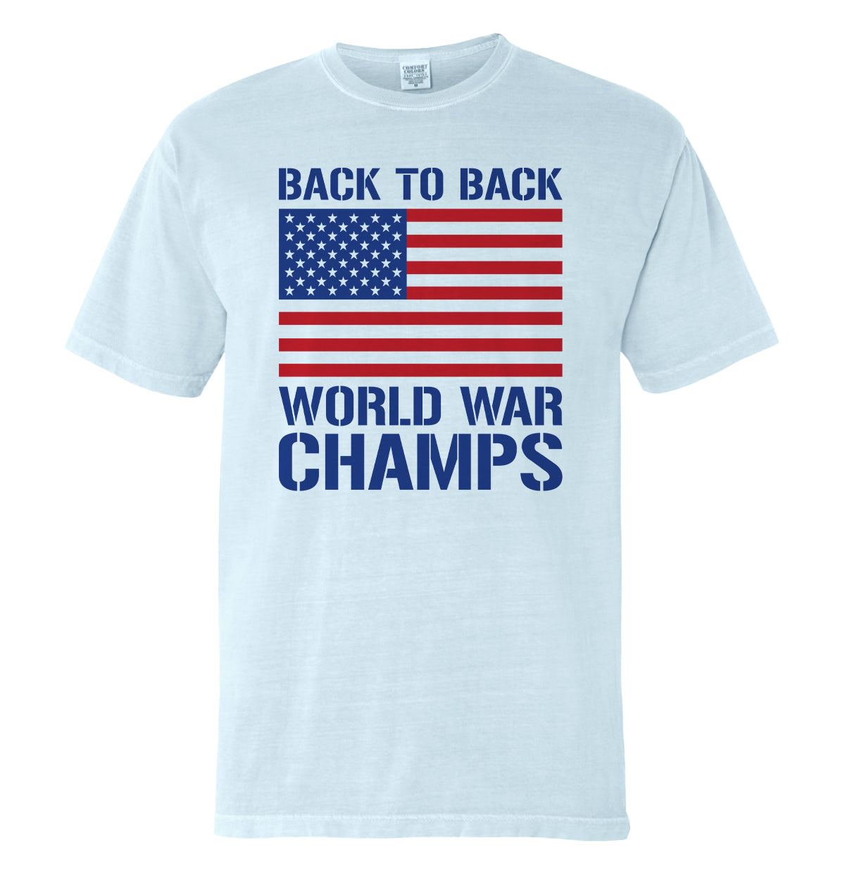 Back to Back World War Champs (Front) Shield Republic