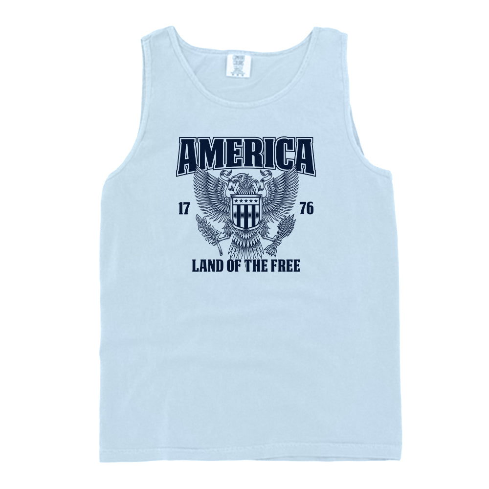 America Land Of The Free Shield Republic