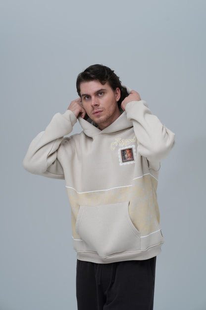 "Change" Panelled Hoodie Withinblack