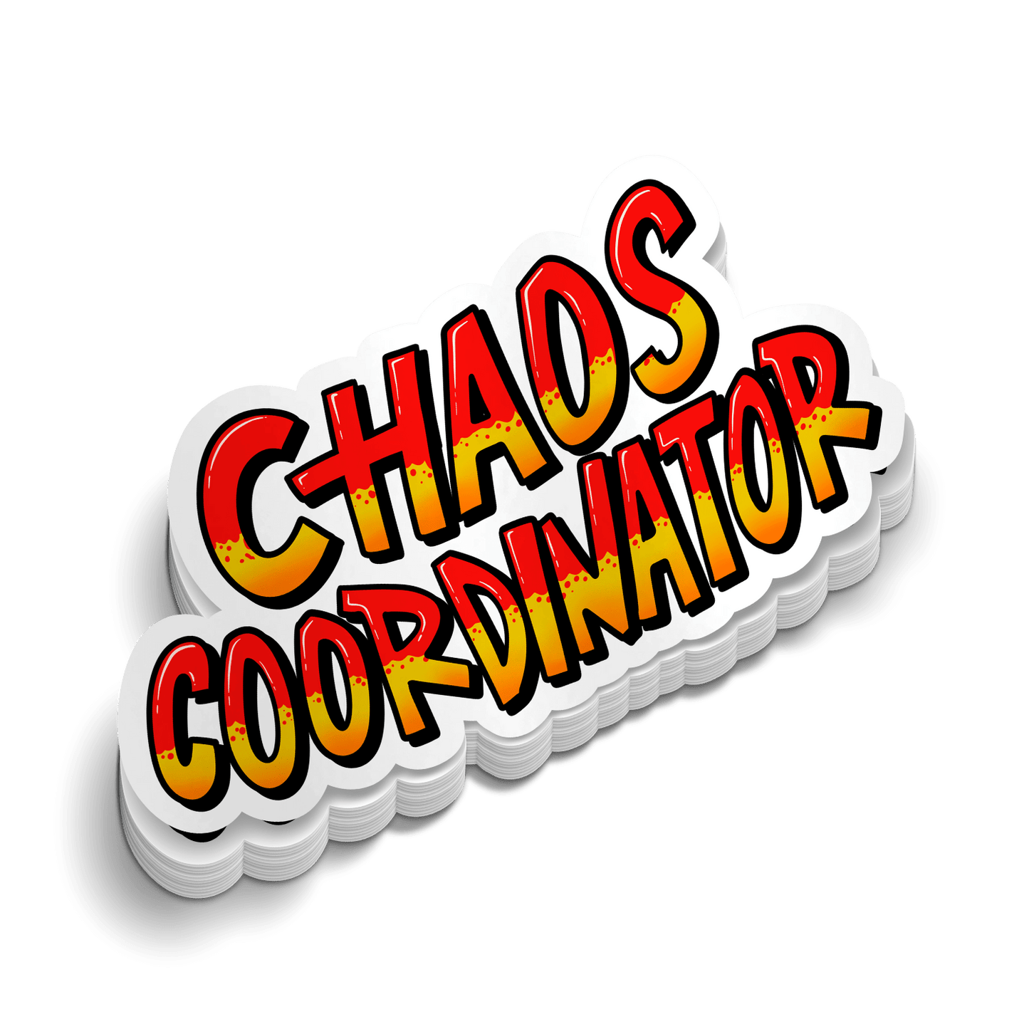 Chaos Coordinator - Hard Hat Decal Armed American Supply