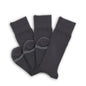 Asher 3-Pack - Charcoal Dress Socks DeadSoxy