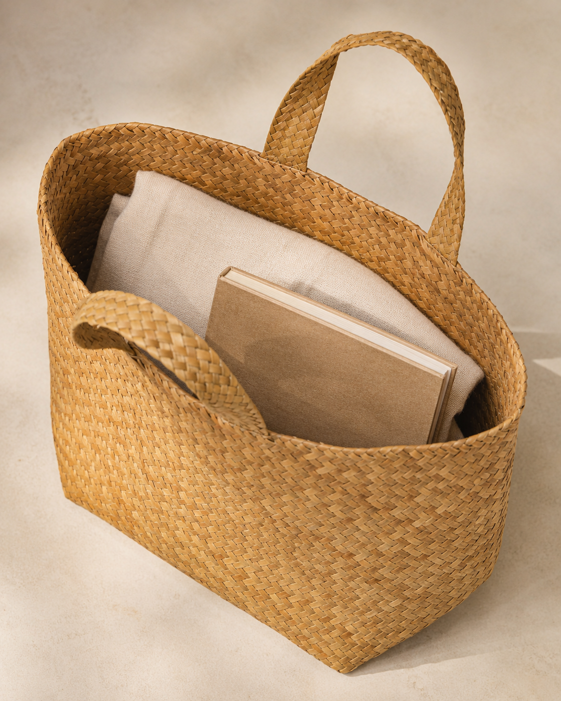 Isla Woven Tote Bag Village Thrive