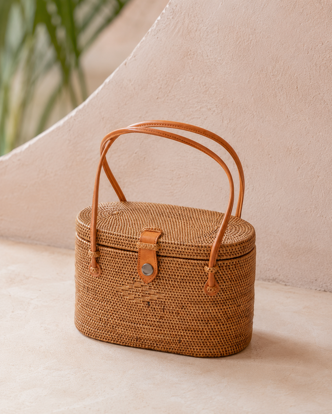 Opal Rattan Purse Village Thrive