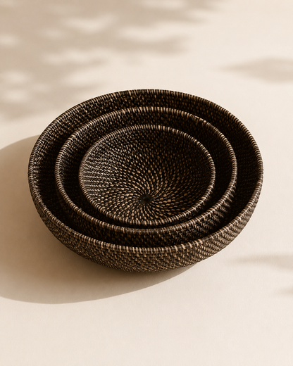 Tiga Woven Nesting Bowls Village Thrive