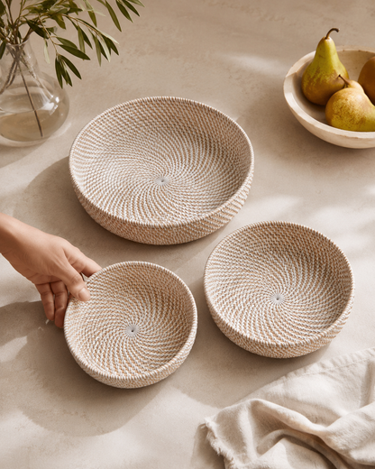 Tiga Woven Nesting Bowls Village Thrive