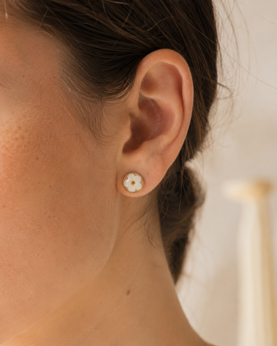 Wildflower Gold Stud Earrings Village Thrive