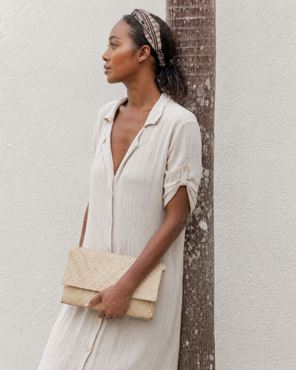Woven Clutch Village Thrive