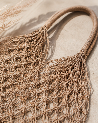 Natural Net Market Tote Village Thrive