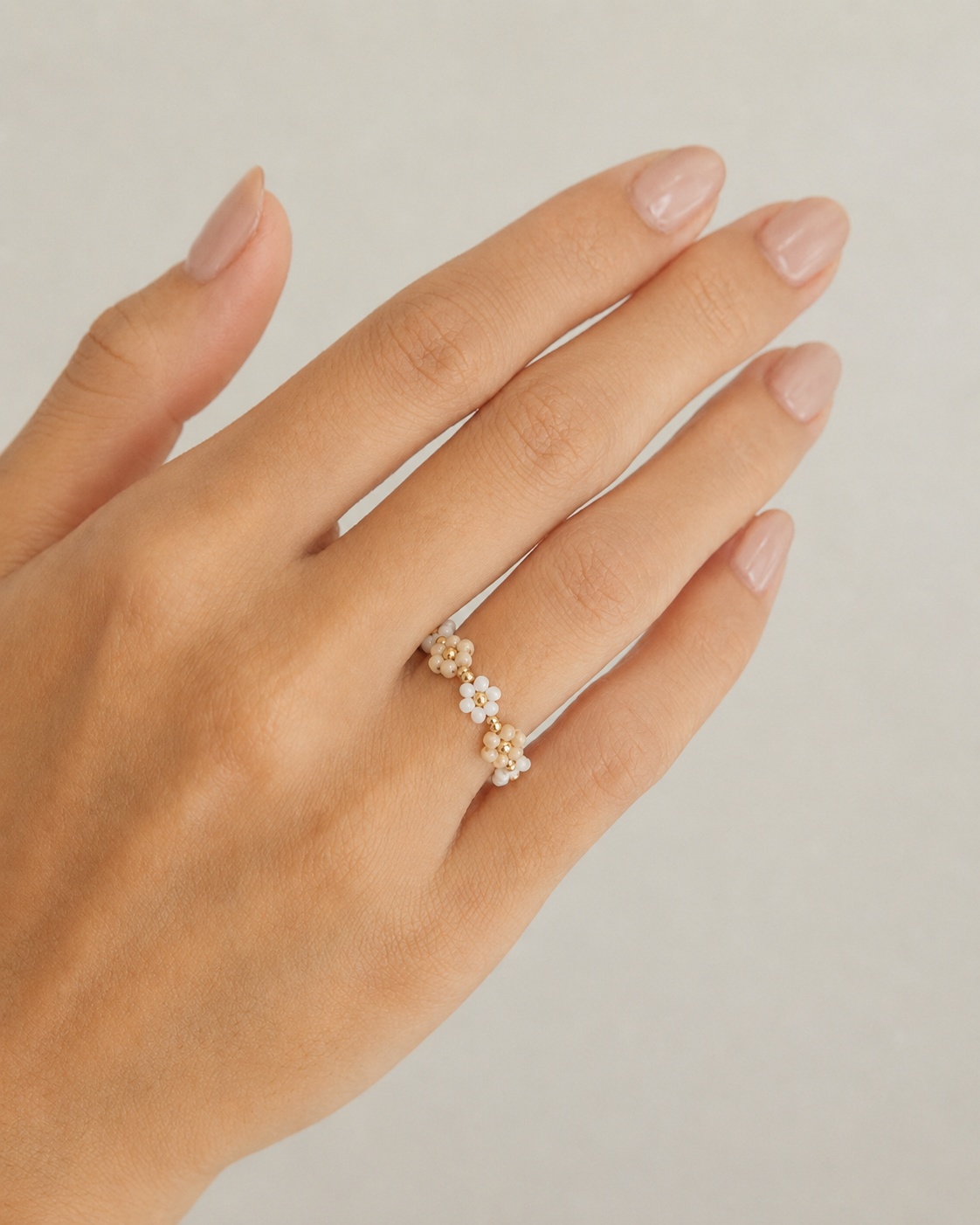 Flora Beaded Ring Village Thrive