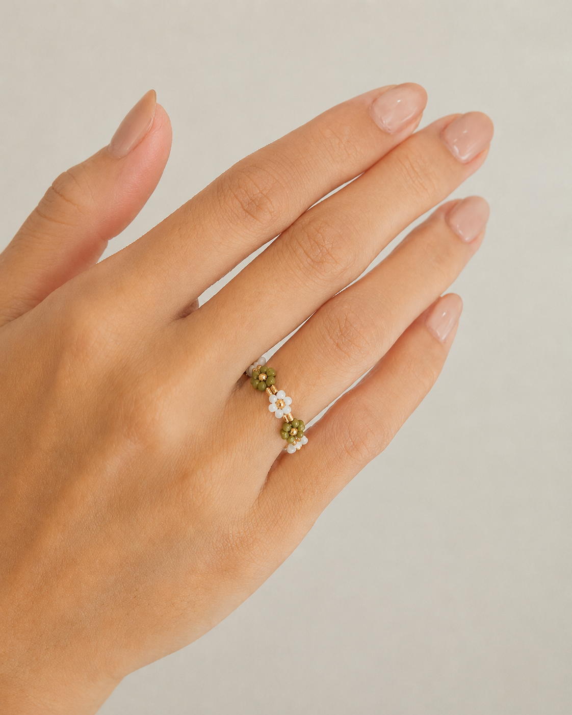 Flora Beaded Ring Village Thrive
