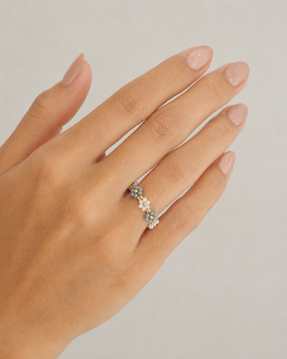 Flora Beaded Ring Village Thrive
