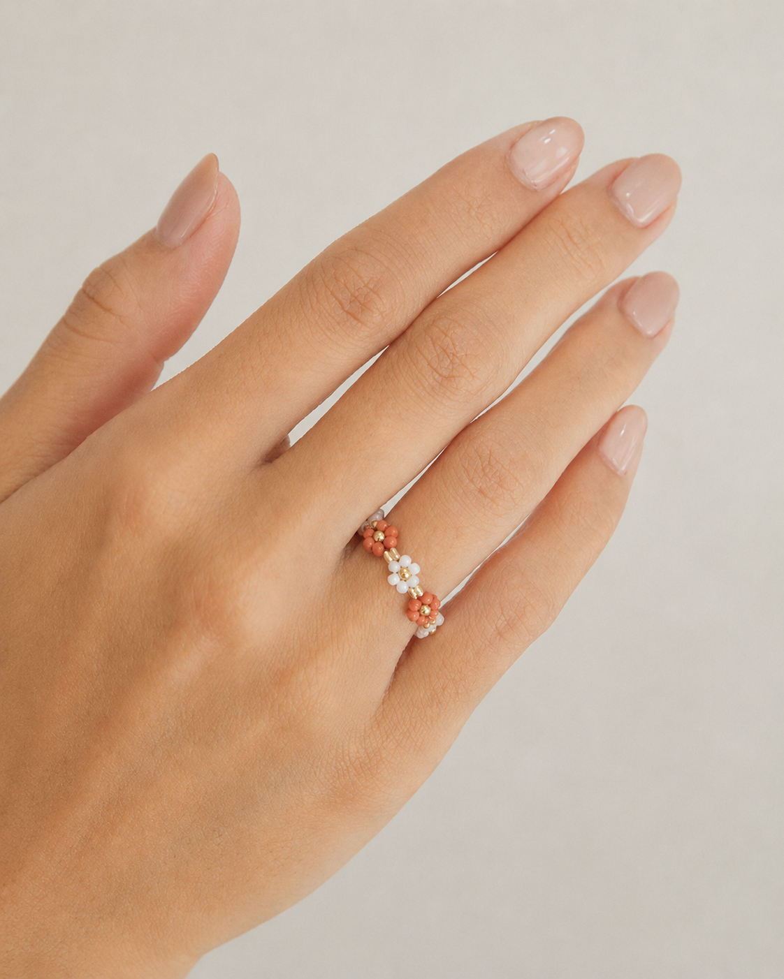 Flora Beaded Ring Village Thrive