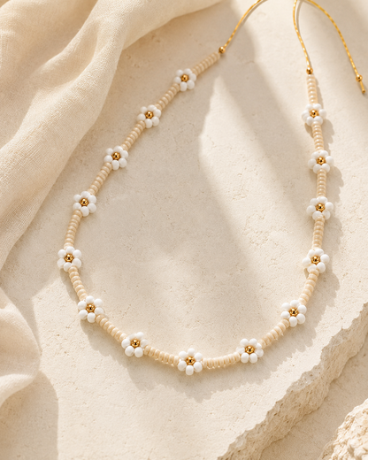 Flora Beaded Necklace Village Thrive