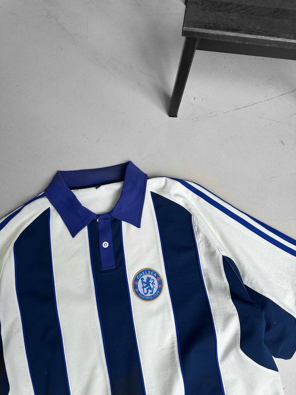 Chelsea FC Polo Shirt - Vintage Football Polo - Retro Soccer Style Withinblack