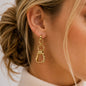Cheyenne - Western Riding Stirrup Earring in Gold Urban-Equestrian