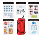 Children's Survival Kit with Rugged Telescoping Rolling Bag quakekits.com