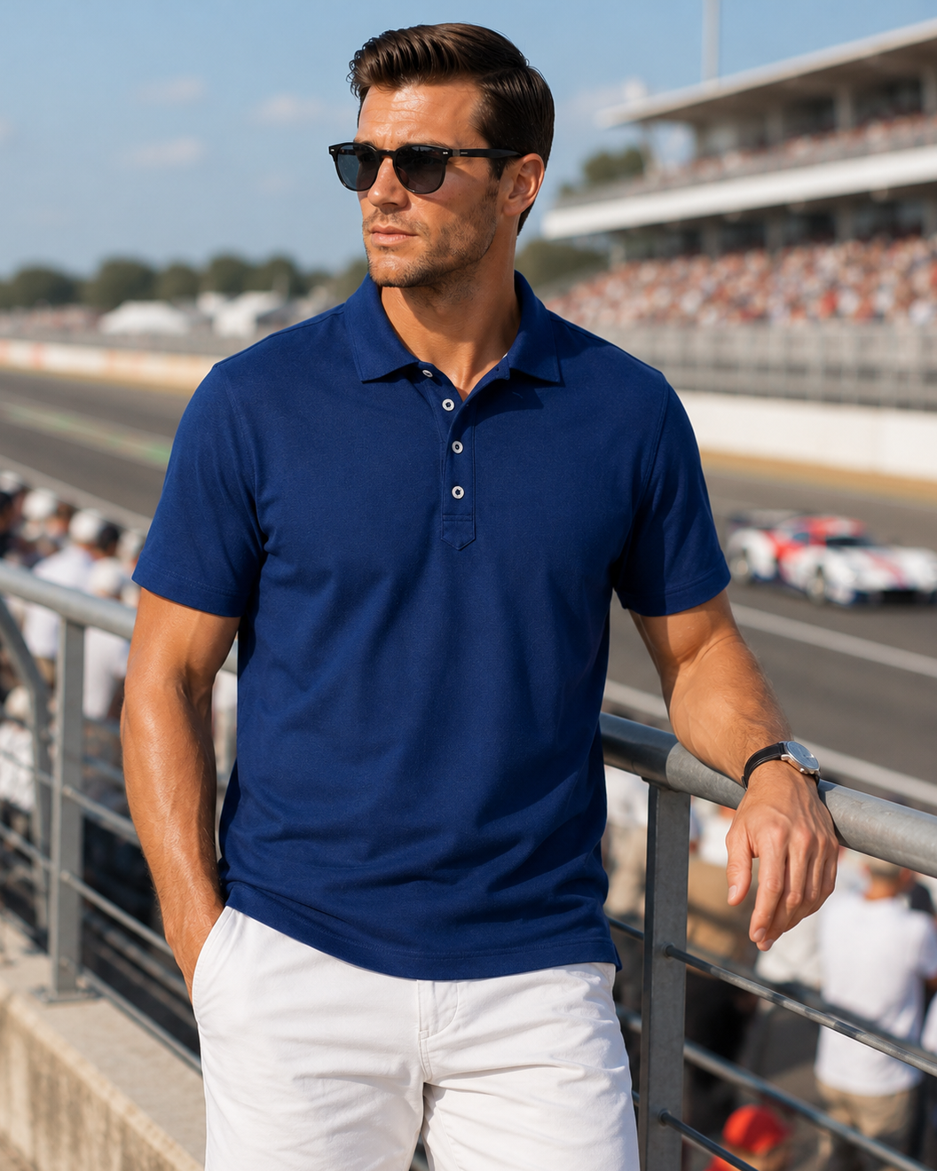 Buki Cinqo Polo - Navy Buki