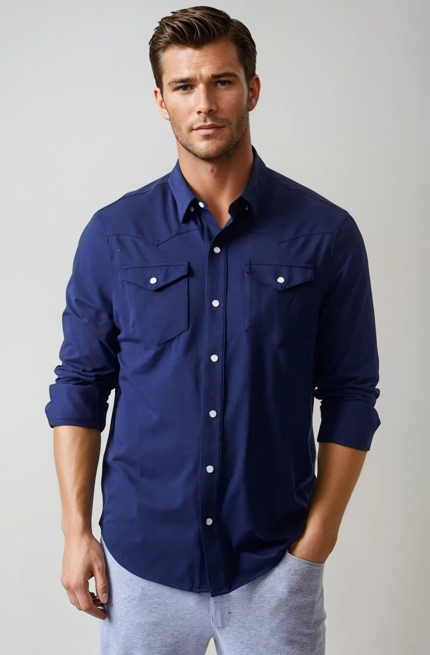 Buki’s Cinqo Western Tech Shirt 2-Pack - Navy/White Buki