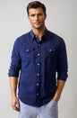 Buki’s Cinqo Western Tech Shirt - Navy Buki
